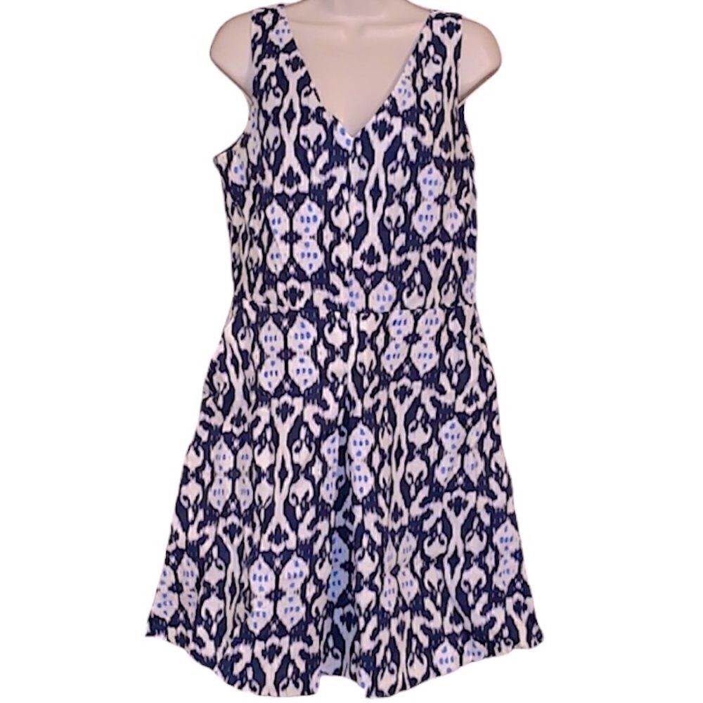 Gap size 10 abstract printed dress
